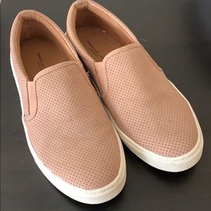 Pink slip ons